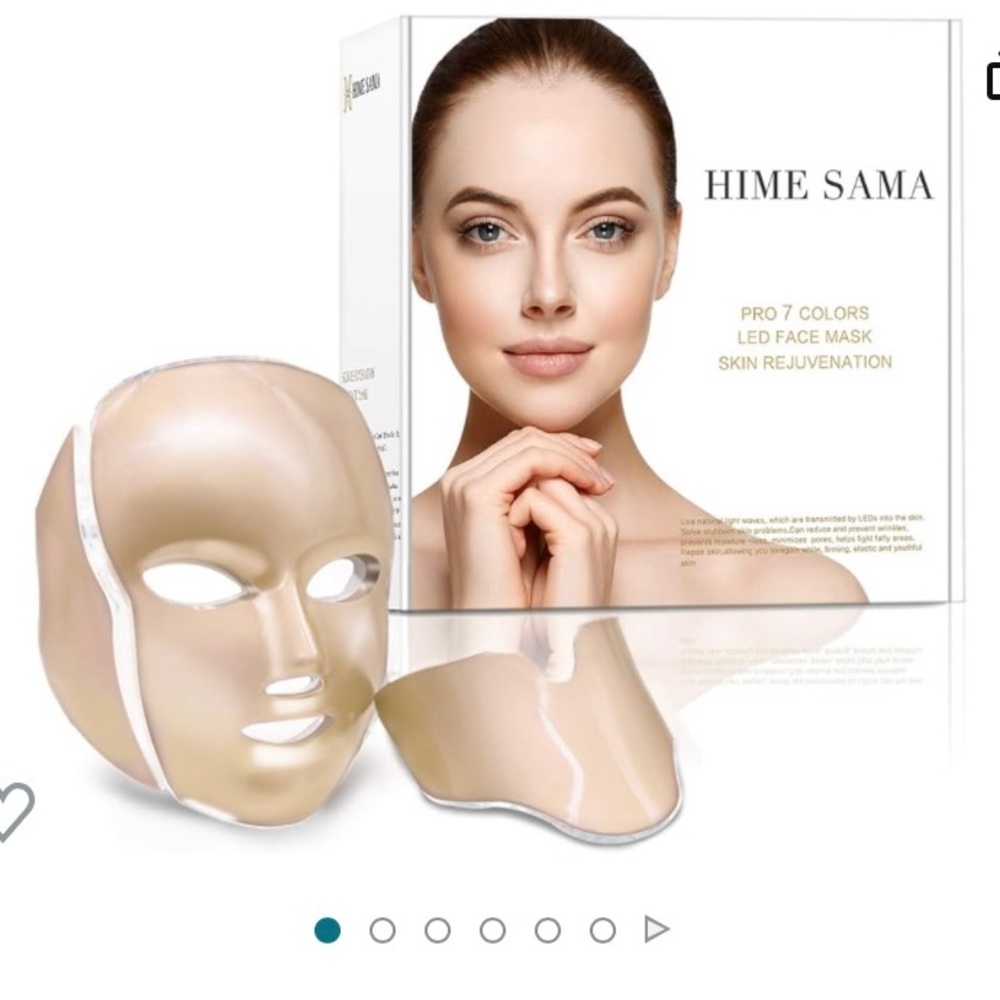NWOT LED face mask. HIME SAMA brand.